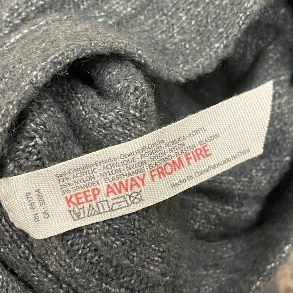Intimately Free Free People Around the Clock Pullover Charcoal Gray M - Picture 8 of 10